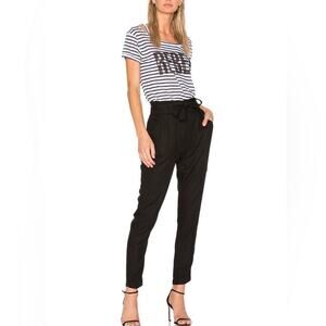 A.L.C. Ansel Tie Waist Pants Black 0